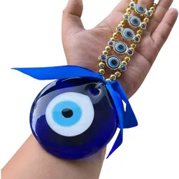 BLUE BEADS Unisex Blue Glass Wall Decor-image-34