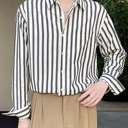 StyleCast Men Original Opaque Striped Casual Shirt-image-12