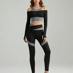 HRX by Hrithik Roshan Women Colourblocked Fitted Crop Top-picture-18