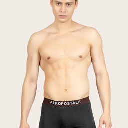 Aeropostale Pack of 2 Breathable Trunks A_LJSTRK01-ASPL/BLK image 2