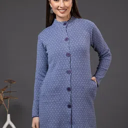 Anouk Women Self Design Longline Cardigan image 1