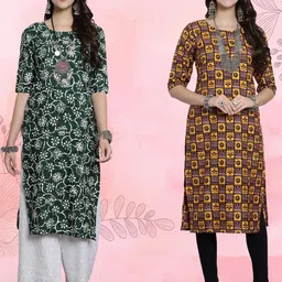 Ethnic basket Women Multi Kurtas-picture-15
