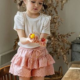 LULU & SKY Girls Floral High-Rise Shorts-picture-34