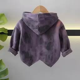 TrendyKid Infant Boys Hooded Dyed Sweatshirt With Trouser image 3