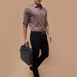 CODE by Lifestyle Slim Fit Cutaway Collar Cotton Shirt-picture-28