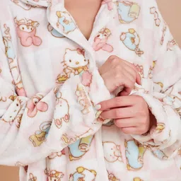 SECRETS BY ZEROKAATA Women Printed Lapel Collar Shirt & Pyjamas Night suit image 2