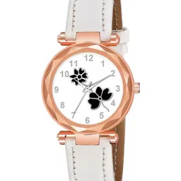 Miss Perfect Women Embellished Dial & Leather Bracelet Style Straps Analogue Watch Cvv166 image 1