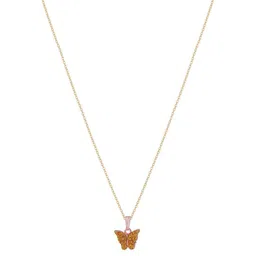 SZN Set Of 2 Gold-Plated Enamelled Minimal Necklace With Chain image 4