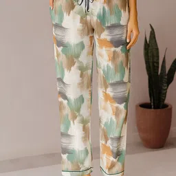 ETC Pack Of 2 Printed Mid-Rise Lounge Pants image 3