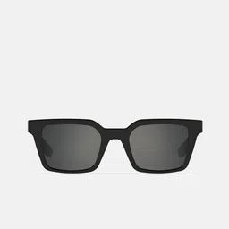 Snitch Men Grey Lens & Black Wayfarer Sunglasses with image 2