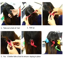 Elecsera Set Of 10 Soft Roller Hair Curlers image 4