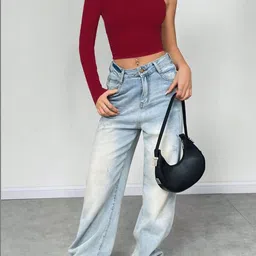 Stylecast X Slyck One Shoulder Crop Top image 4