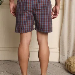 Mast & Harbour Pack Of 2 Checked Super Combed Cotton Boxers BOXCOM22-S image 4