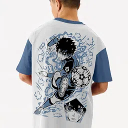 Crazymonk Men Printed Drop-Shoulder Sleeves Applique T-shirt-picture-12