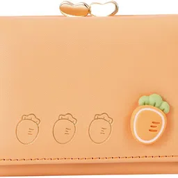 valerie Casual Orange Clutch image 1