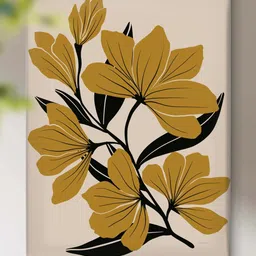 SAF Off White Canvas Wall Paintings image 4