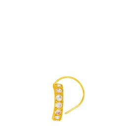 WHP JEWELLERS Women Nosepin Gold image 4