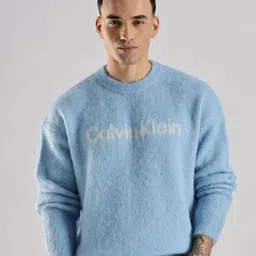 Calvin Klein Jeans Relaxed Fit Brand Logo Printed Pullover Sweater-image-26
