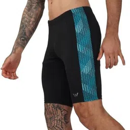 ninq Printed Men Black Tights image 1