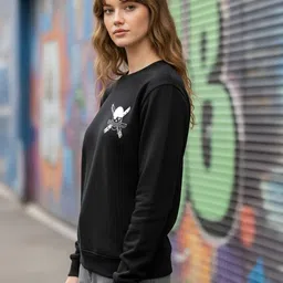 BENNY BROOKS Women Printed Sweatshirt image 4