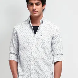 Arrow Sport Men Comfort Spread Collar Floral Printed Cotton Slim Fit Casual Shirt-image-56