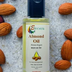 Elecsera Cold Pressed Almond Oil For Hair & Skin - 100 ml-image-28