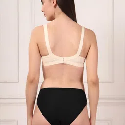 adornstar Pack Of 2 Non Padded Full Coverage Cotton Bra & Panty Lingerie Set image 3