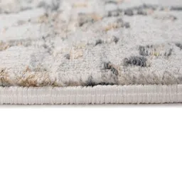 asterlane Grey Abstract Viscose 6 ft X 9 ft Machine Made Carpet image 4