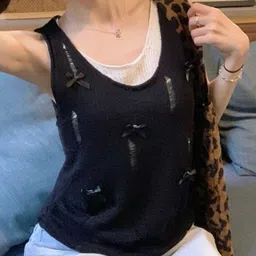 KPOP Women Scoop Neck Sleeveless Top-picture-27