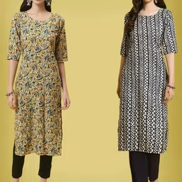 Ethnic basket Women Multicoloured Kurtas-picture-12
