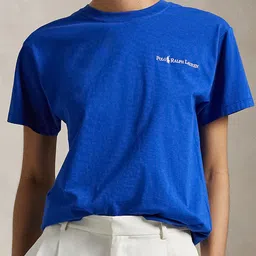 Polo Ralph Lauren Brand Logo Round Neck Regular Fit Cotton T-Shirt-picture-28