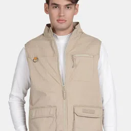 t-base Men Solid Lightweight Cotton Tailored Jacket-picture-25