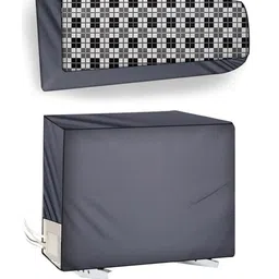 The Furnishing Tree Grey Printed Air Conditioner Cover-picture-33