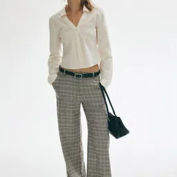 H&M Wide Tailored Trousers image 2