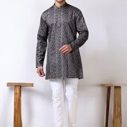 TATTVA Men Thread Work Anarkali Kurta image 1