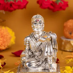 HOUSE OF WEMY Silver-Toned Idol Showpiece-picture-37