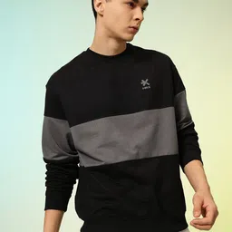 HRX by Hrithik Roshan Colourblocked Lifestyle Sweatshirt-picture-15