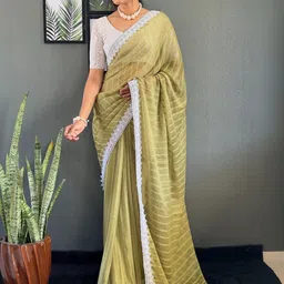 Mitera Woven Design Zari Pure Georgette Saree image 2