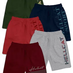 HELLCAT Boys Typography Printed Shorts-picture-22