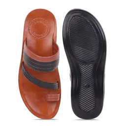 DRACKFOOT Men Slip On Leather Comfort Sandal image 5