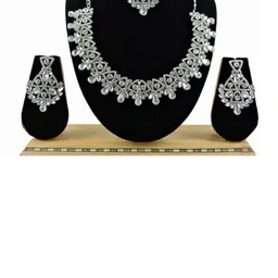 VATSALYA creation Women White Jewellery Set-image-11
