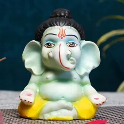 Lupaava Green Religious Idol Showpiece image 1