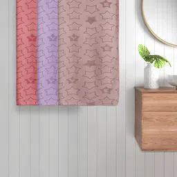 Myntra Elegant Homes Purple & Brown 3 Printed Cotton 350 GSM Bath Towel-picture-17