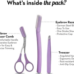 juxey 3-in-1 Professional Eyebrow Grooming Kit, Men & Women image 3