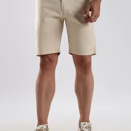 24 Street Men Linen Chino Shorts-image-68