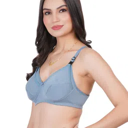 Liigne Women Pack Of 4 Solid Full Coverage Non-Wired Bra image 4