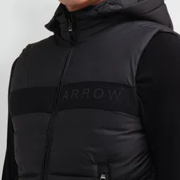 Arrow Sport Men Solid Padded Jacket image 3