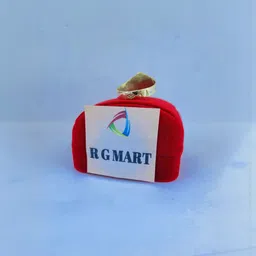 R G MART Unisex Ashtadhatu Shivling Yantra Star Circle With Para Gold Plated Brass Ring image 4