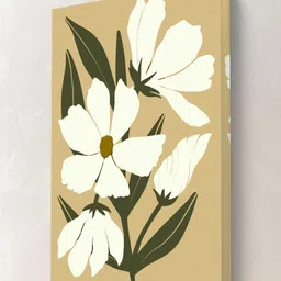 SAF Beige Canvas Wall Paintings image 5