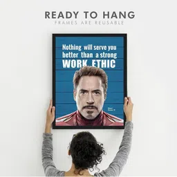 Chaka Chaundh Multicoloured Synthetic Wood Wall Art image 2